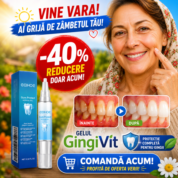 Rezultate înainte și după folosirea Gelului GingiVit
