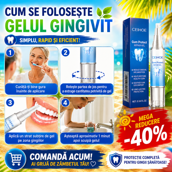 Cum se aplică Gelul GingiVit