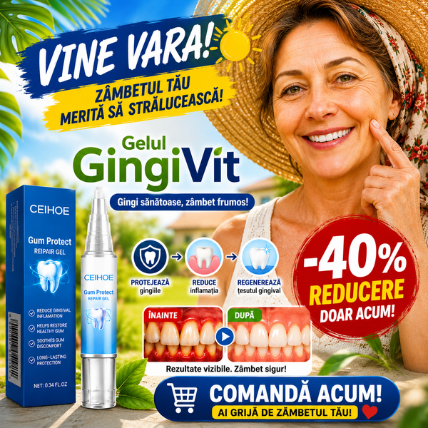 Protejare, reducerea inflamației și regenerarea țesutului gingival